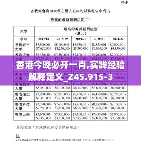香港今晚必开一肖,实践经验解释定义_Z45.915-3
