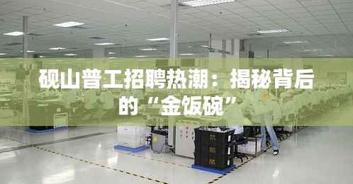 砚山普工招聘热潮:揭秘背后的“金饭碗”