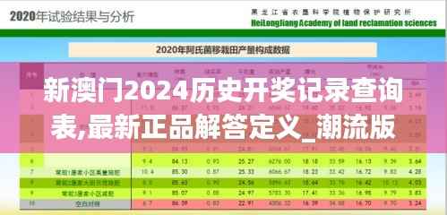 新澳门2024历史开奖记录查询表,最新正品解答定义_潮流版10.124