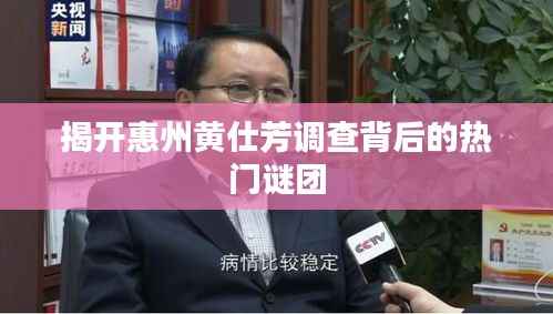 揭开惠州黄仕芳调查背后的热门谜团