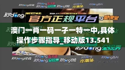 澳门一肖一码一孑一特一中,具体操作步骤指导_移动版13.541