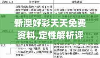 新澳好彩天天免费资料,定性解析评估_XT5.923