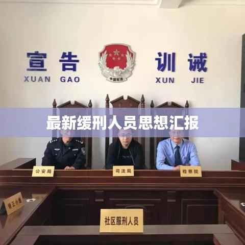 最新缓刑人员思想汇报