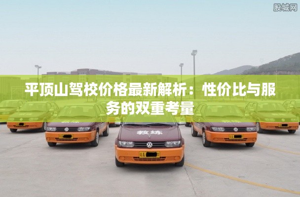 平顶山驾校价格最新解析：性价比与服务的双重考量