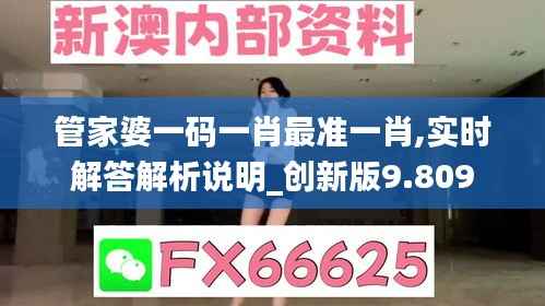 管家婆一码一肖最准一肖,实时解答解析说明_创新版9.809