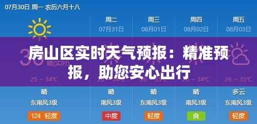 房山区实时天气预报:精准预报,助您安心出行