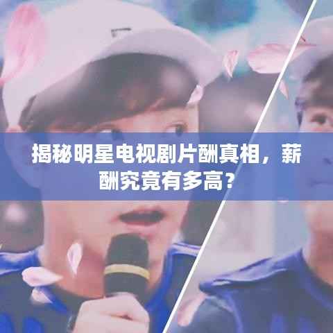 揭秘明星电视剧片酬真相,薪酬究竟有多高?